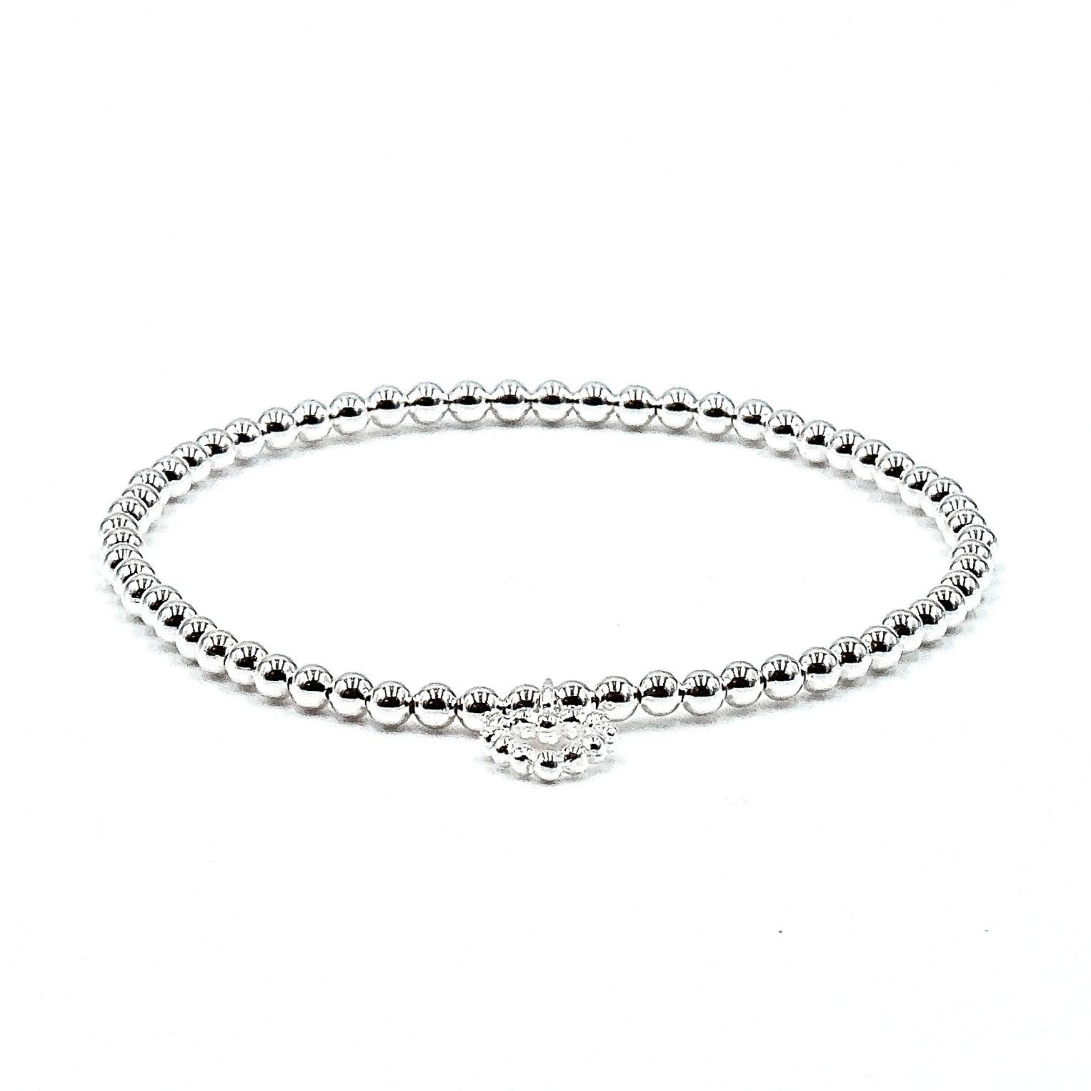 Kugelarmband Liv Herz 925 Sterling Silber