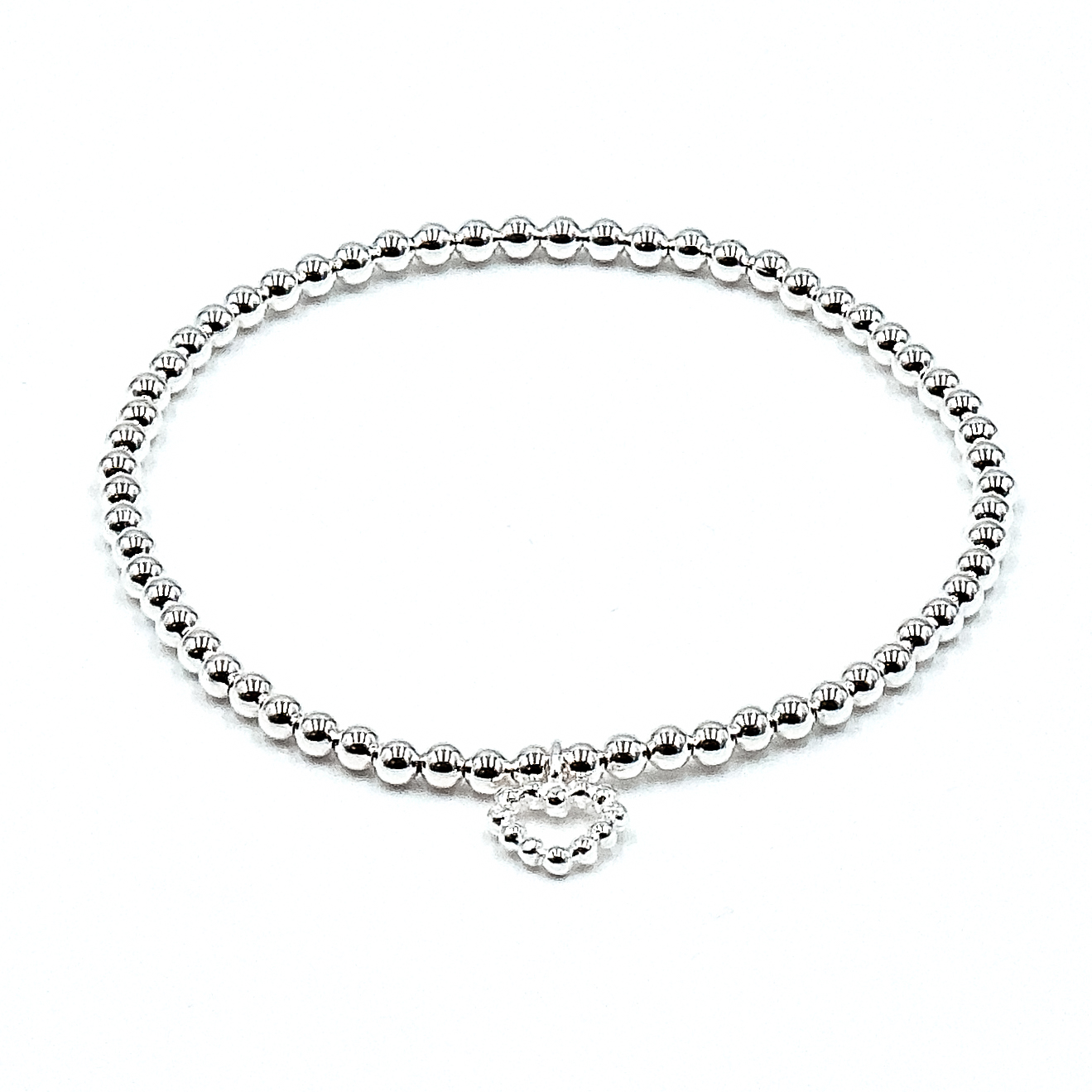 Kugelarmband Liv Herz 925 Sterling Silber – Bild 2