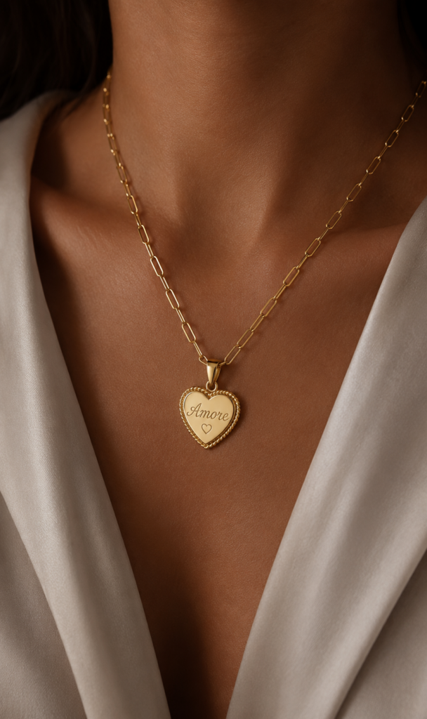 Kette „Aminare“ aus 925 Sterling Silber, goldplattiert
