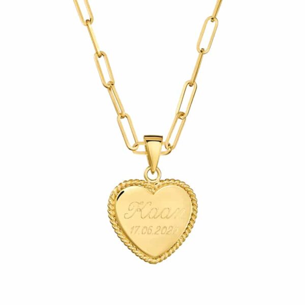 Kette „Aminare“ aus 925 Sterling Silber, goldplattiert
