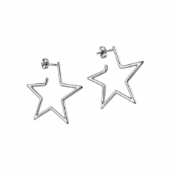 Ohrringe Halbcreole Stern Starlight 925 Sterling Silber