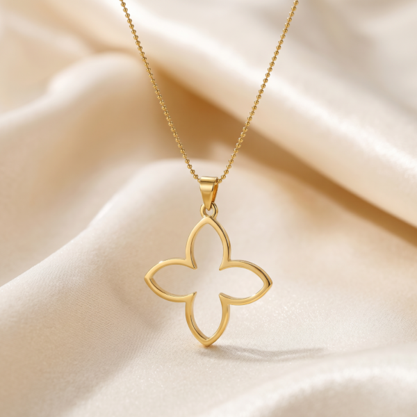 Kette „Coslada No. 2“ (groß) aus 925 Sterling Silber, goldplattiert – Bild 3