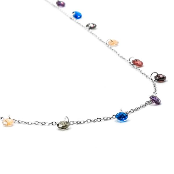 Alternative view of Kette „Carmalina“ (bunt) aus 925er Sterling Silber