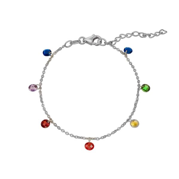 Armband „Carmalina“ (bunt) aus 925er Sterling Silber