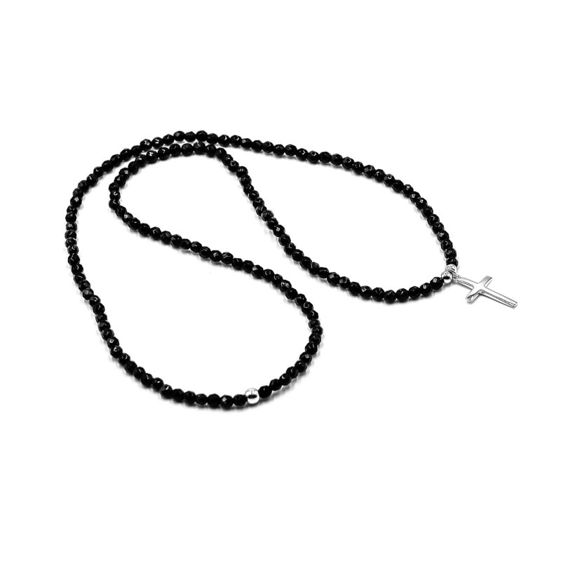 Noreen Kugelkette Edelstein mit 925 Sterling Silber