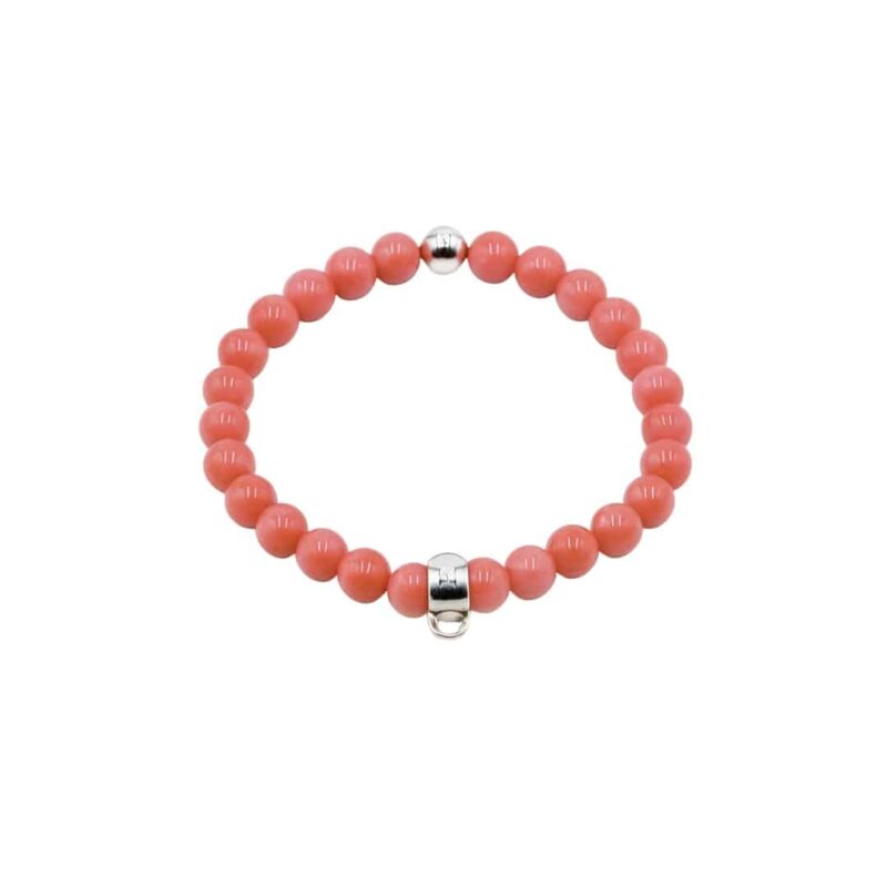 Charms-Kugelarmband „Kristy“ mit Edelstein und 925 Sterling Silber