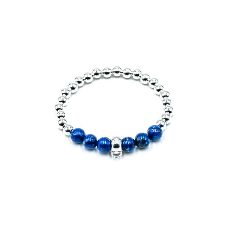 Charms-Kugelarmband „Arven“ mit Edelstein und 925 Sterling Silber