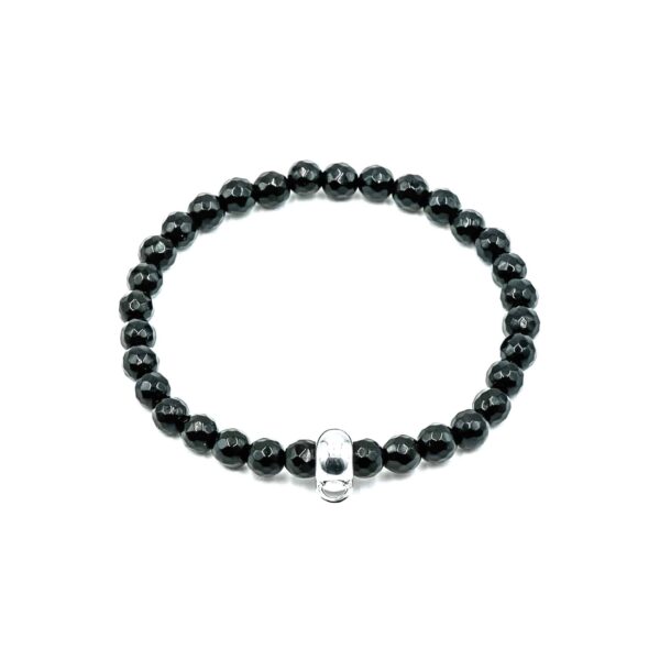 Charms-Kugelarmband „Jea“ mit Edelstein und 925 Sterling Silber