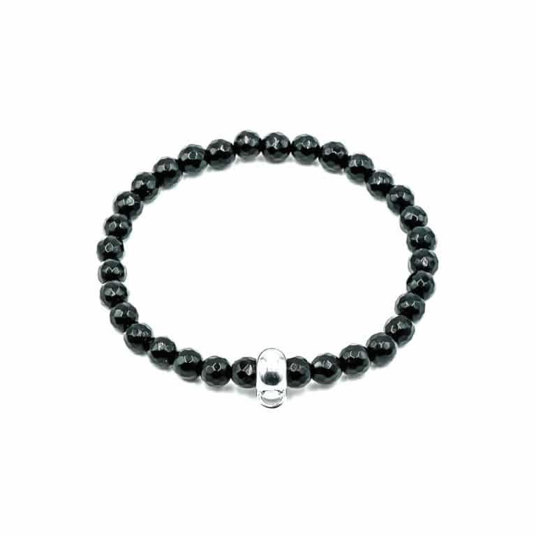 Charms-Kugelarmband „Jea“ mit Edelstein und 925 Sterling Silber