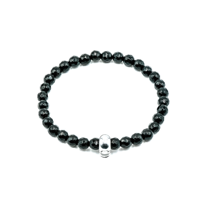 Charms-Kugelarmband „Jea“ mit Edelstein und 925 Sterling Silber