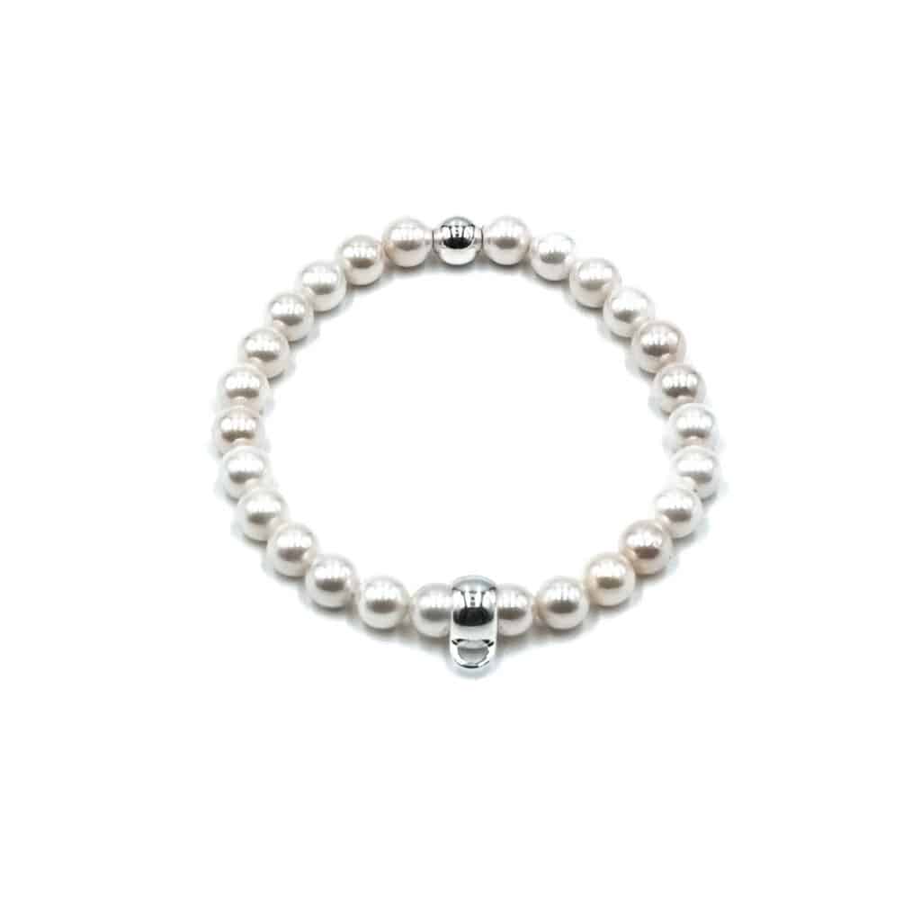 Charms Perlenarmband Lyn 925 Sterling Silber