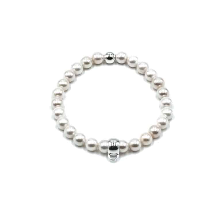 Charms Perlenarmband Lyn 925 Sterling Silber