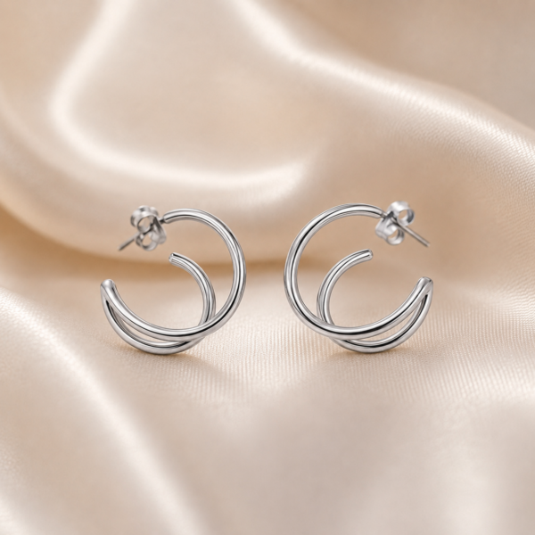 Creolen Framine 925 Sterling Silber