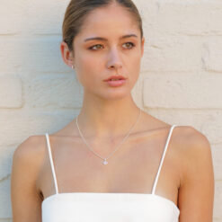 Alternative view of Kette Kleeblatt New York Mini rosa Perlmutt 925 Sterling Silber