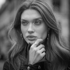 Alternative view of Ring Coslada Perlmutt 925 Sterling Silber goldplattiert