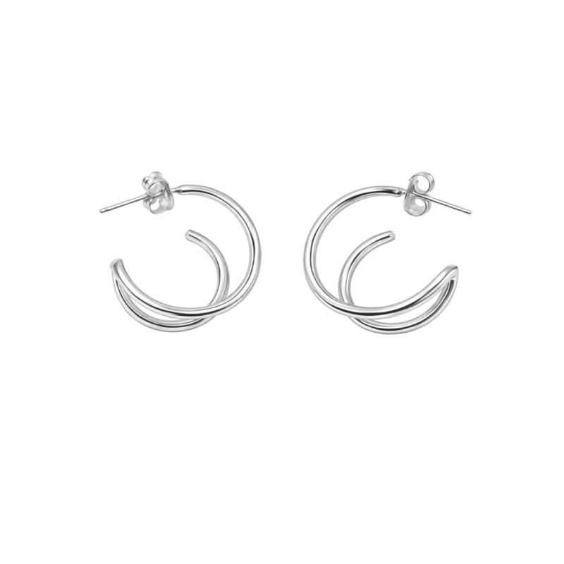 Creolen Framine 925 Sterling Silber