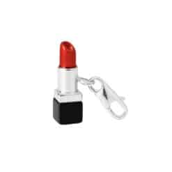 Charms Lippenstift 925 Sterling Silber