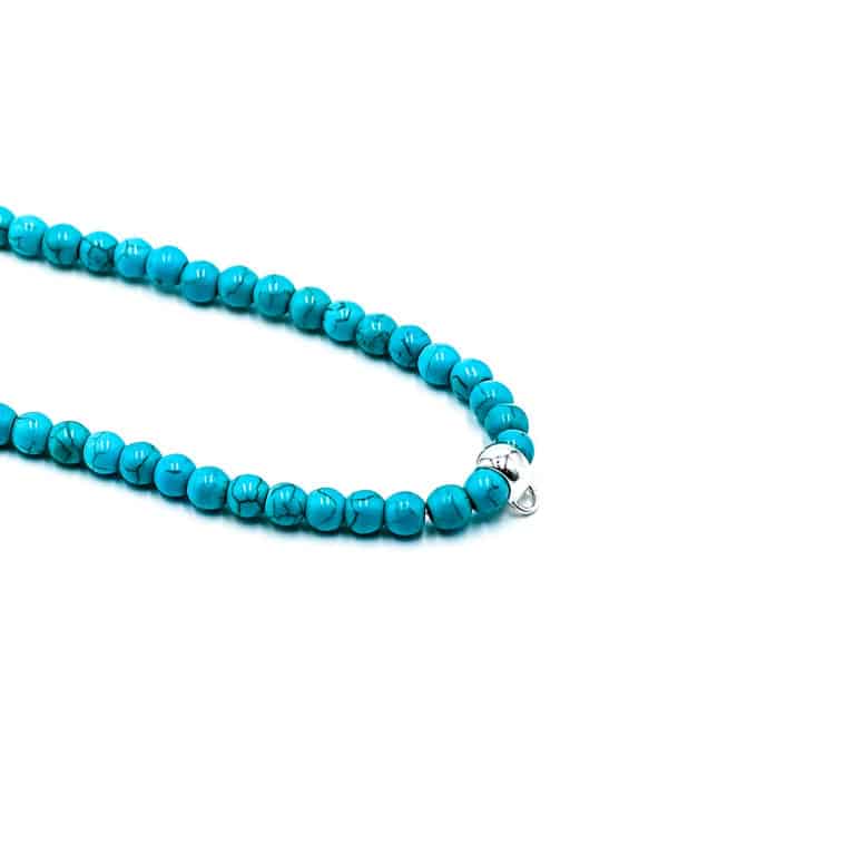 Alternative view of Charms-Kugelkette „Tala“ mit Edelstein und 925 Sterling Silber
