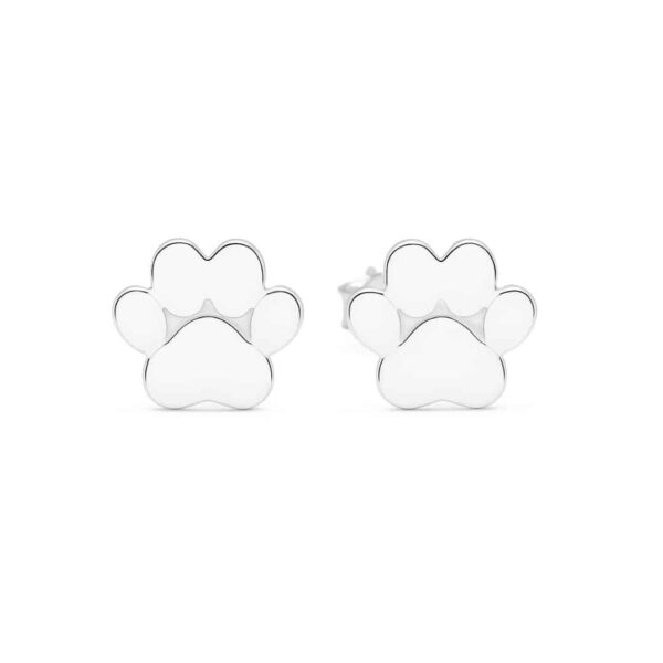 KIDS Ohrringe Hundepfote 925 Sterling Silber