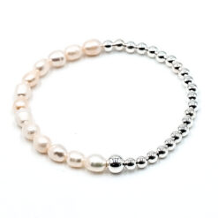 Alternative view of Fowleri Perlenarmband mit 925 Sterling Silber