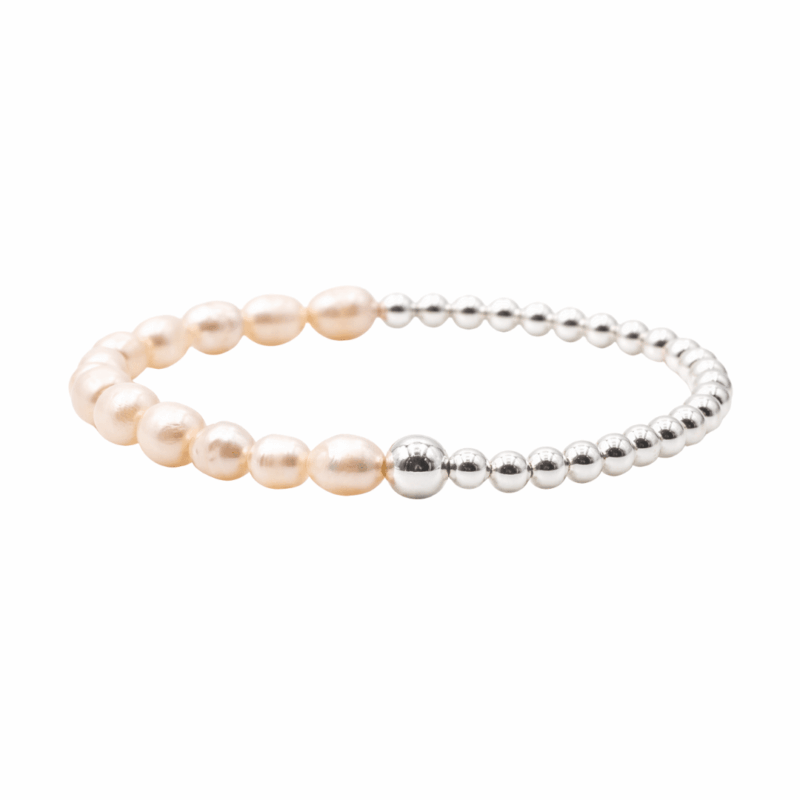 Perlenarmband „Fowleri“ aus 925er Sterling Silber