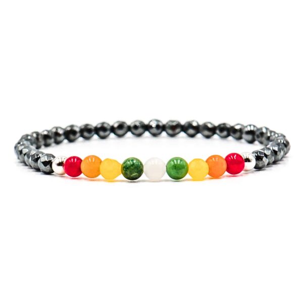 Kugelarmband Vulman Edelstein mit 925 Sterling Silber