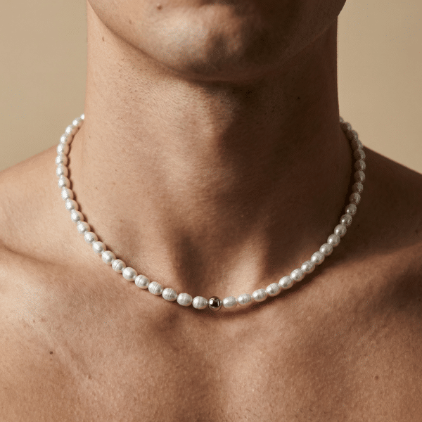 MEN Perlenkette „Fowleri“ aus 925er Sterling Silber