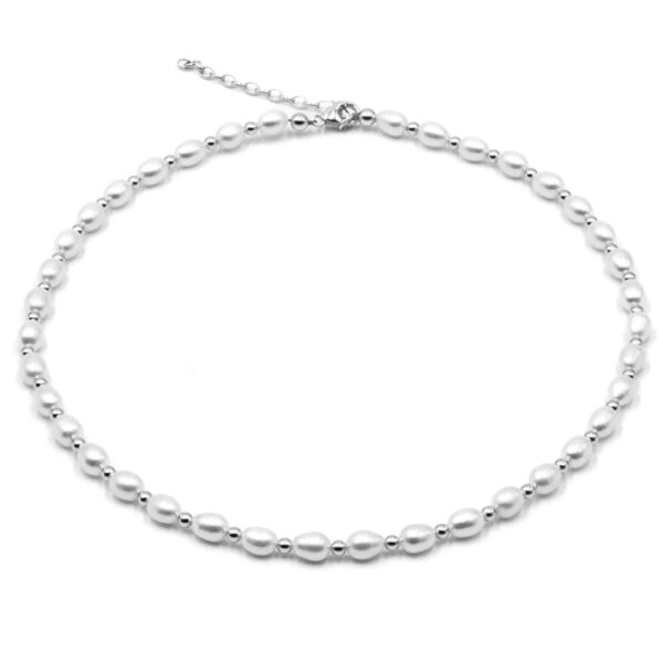 Perlenkette „Flawless“ aus 925er Sterling Silber