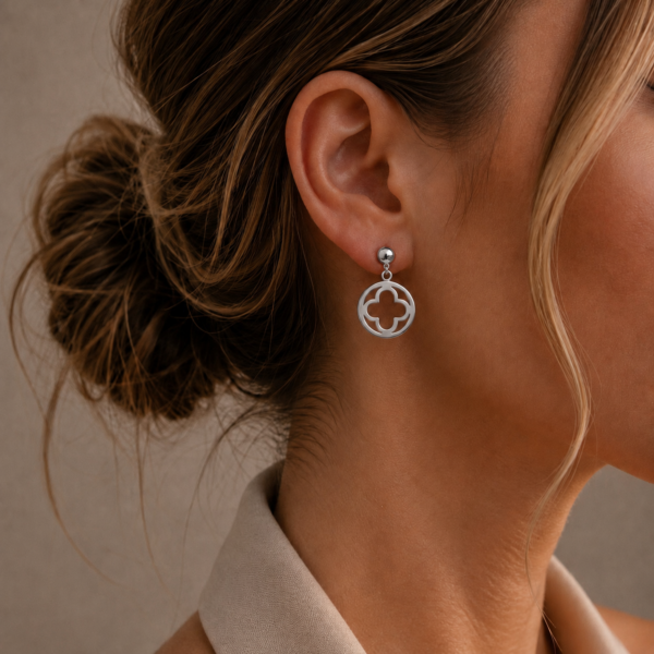 Ohrringe "Bilbao" (klein) aus 925 Sterling Silber