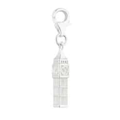Charms Big Ben 925 Sterling Silber