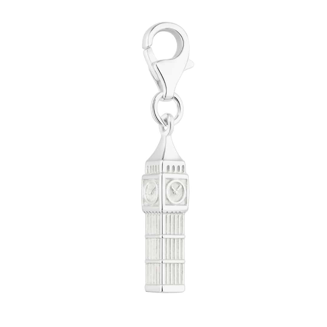 Charms Big Ben 925 Sterling Silber