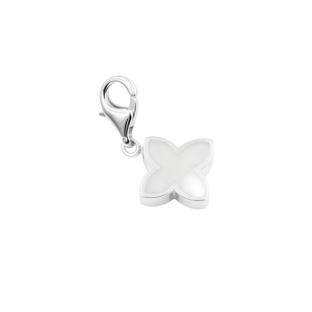 Charm „Coslada“ aus Perlmutt und 925 Sterling Silber