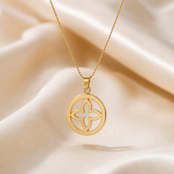 Kette "Cosbil" aus 925 Sterling Silber, goldplattiert