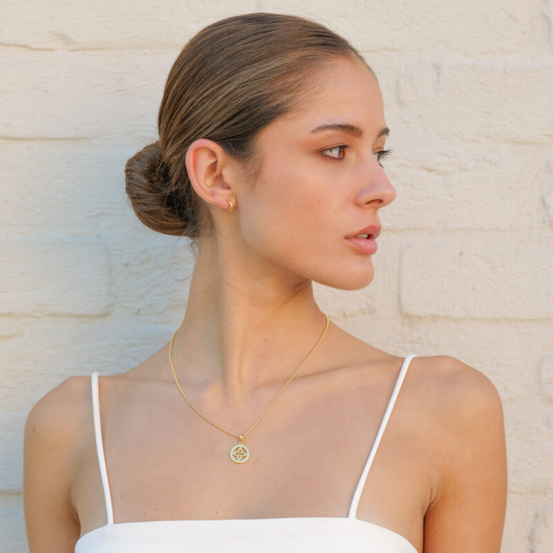 Alternative view of Kette "Cosbil" aus 925 Sterling Silber, goldplattiert