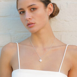 Alternative view of Kette New York Rosa Perlmutt 925 Sterling Silber