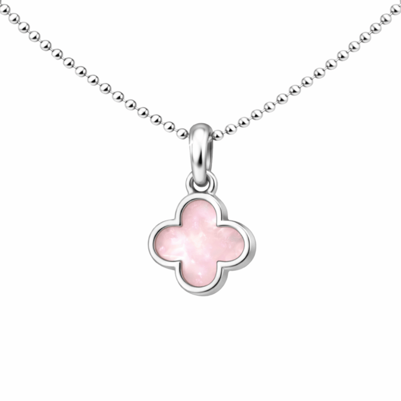 Kette „New York“ mit rosa Perlmutt aus 925er Sterling Silber