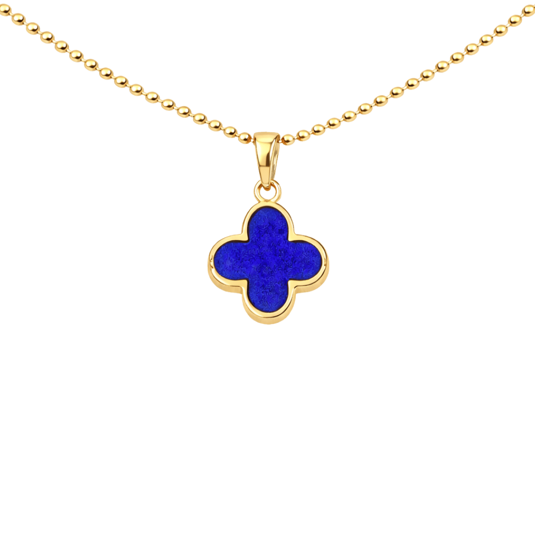 Kette New York Lapis 925 Sterling Silber goldplattiert