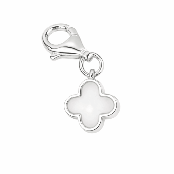 Charm „New York“ aus Perlmutt und 925 Sterling Silber