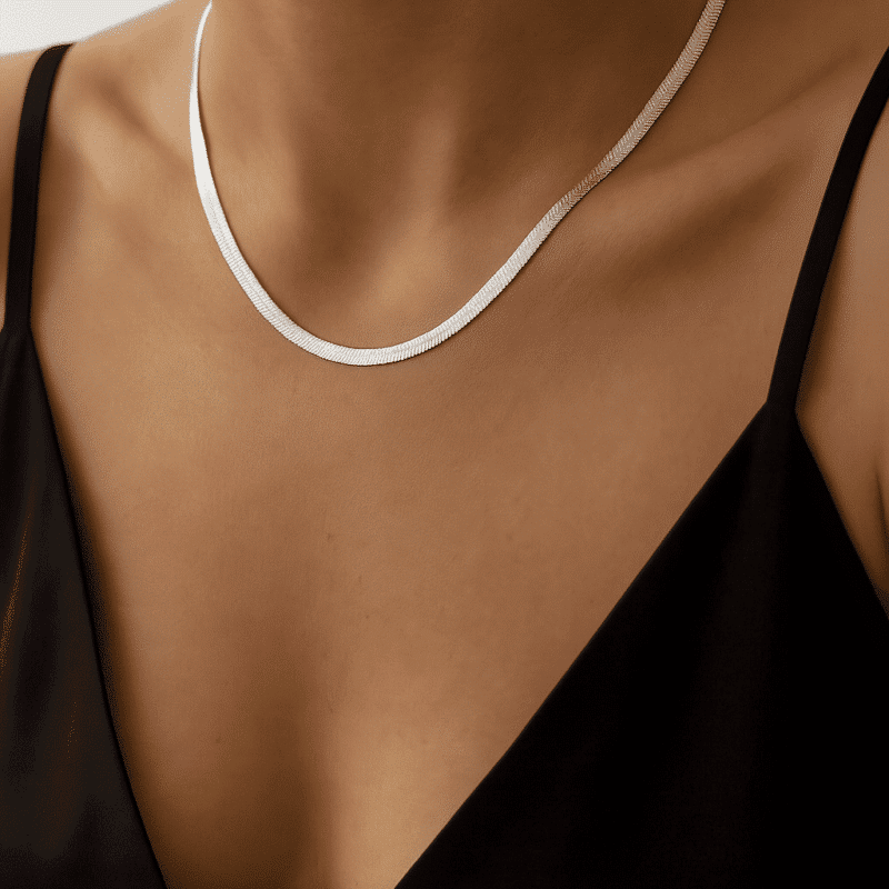 Alternative view of Kette "Tanvania" aus 925 Sterling Silber