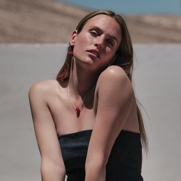 Alternative view of Kette "Berry Florisa" Edelstein mit 925 Sterling Silber