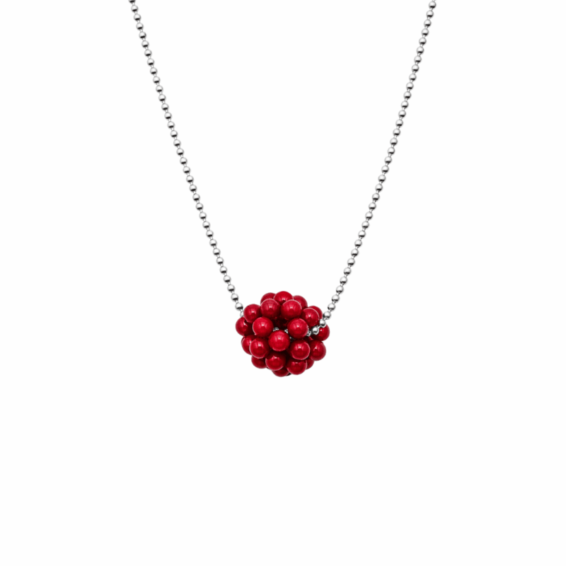 Kette Berry Florisa Edelstein mit 925 Sterling Silber