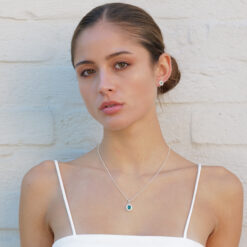 Alternative view of Kette Princess Emerald 925 Sterling Silber mit Zirkonia