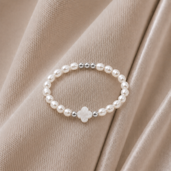 Perlenarmband „Arlet“ aus 925er Sterling Silber