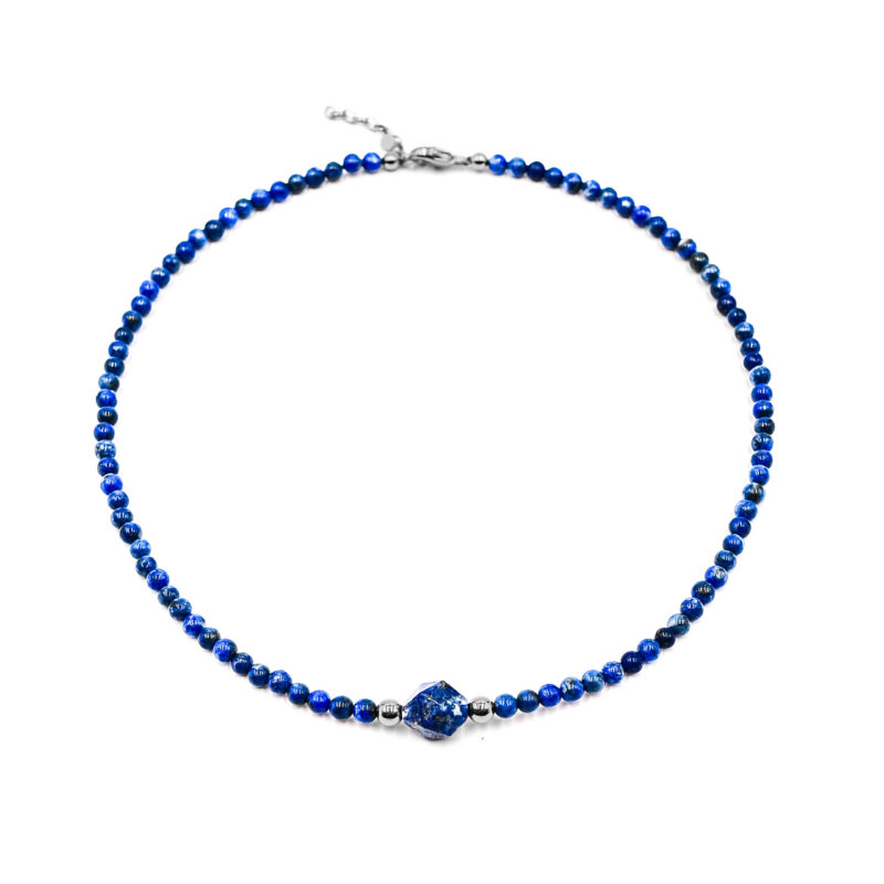 Marta Kugelkette Edelstein mit 925 Sterling Silber