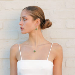 Alternative view of Kette Fleur Nour Edelstein mit 925 Sterling Silber