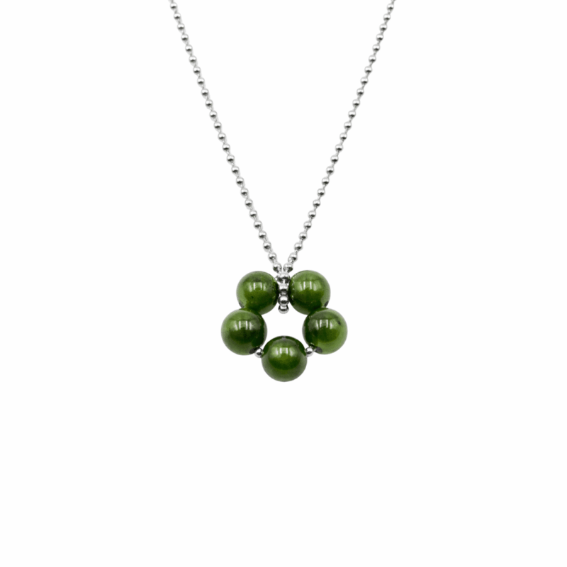 Kette Fleur Nour Edelstein mit 925 Sterling Silber