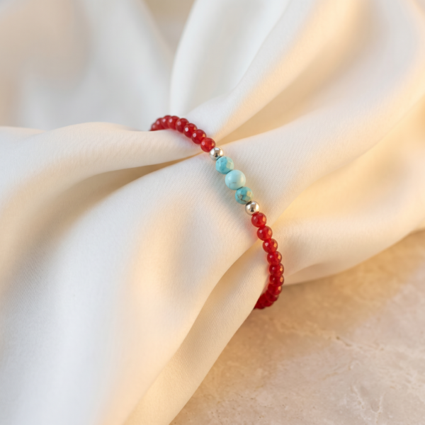 Alternative view of MEN Kugelarmband „Alonso“ mit Edelstein aus 925er Sterling Silber