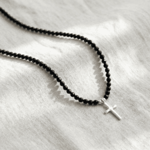 MEN Kugelkette „Noreen“ mit Edelstein aus 925er Sterling Silber