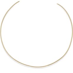 Basic Reifenkette 925 Sterling Silber goldplattiert