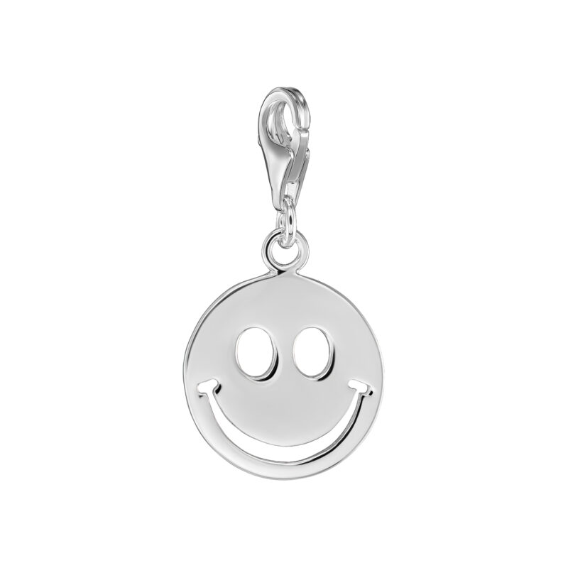 Charm „Smiley“ aus 925 Sterling Silber